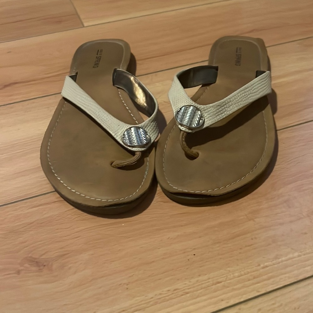 Tan sandals